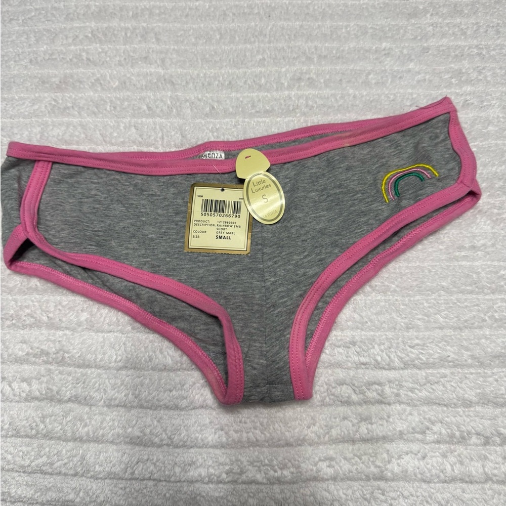 La SENZA Gray and Pink Panties